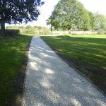 New path at Chelford Activity Park